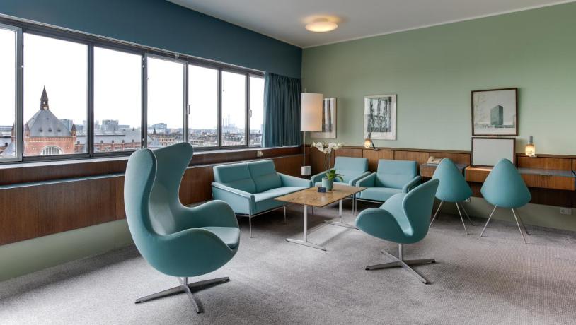 Arne Jacobsen's design at Radisson Blu Royal Hotel