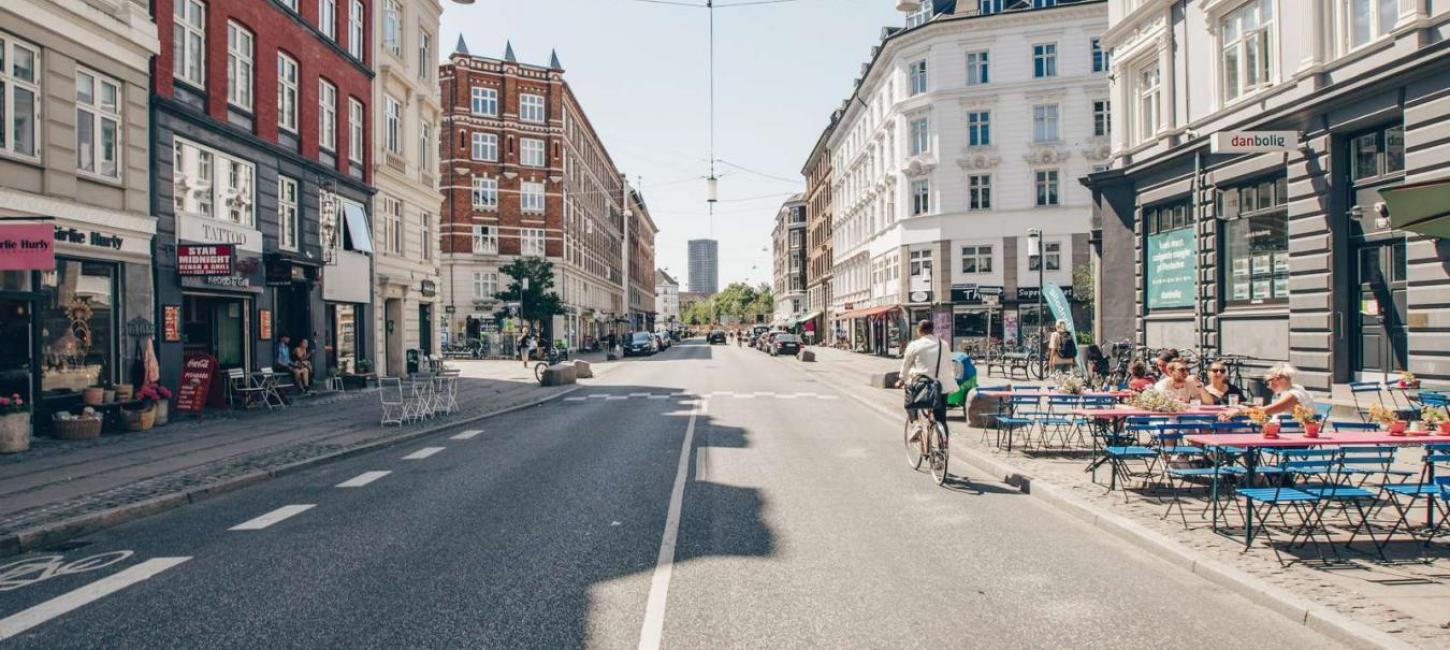 Istedgade is the main street in Copenhagen's Vesterbro area