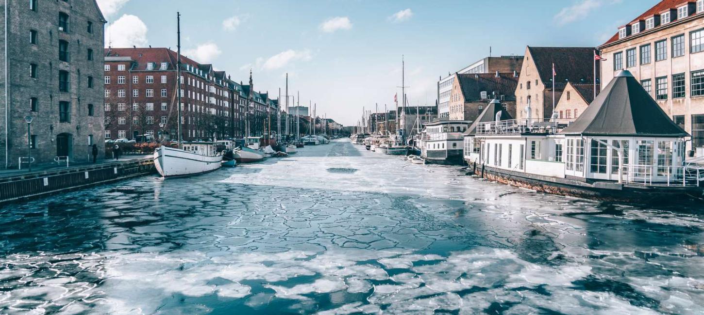 Christianshavns Canal in winter 