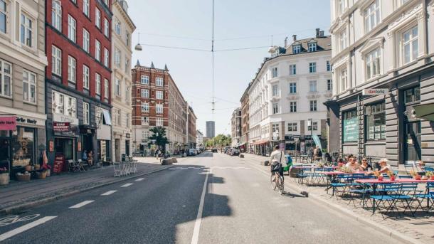 Istedgade is the main street in Copenhagen's Vesterbro area