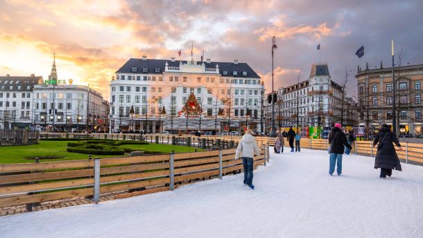 Ice rink at Kongens Nytorv