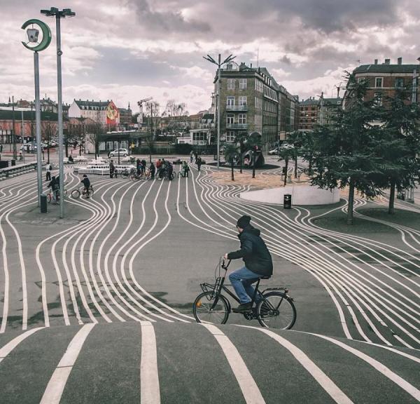 The Black Market in Superkilen Park in Copenhagen