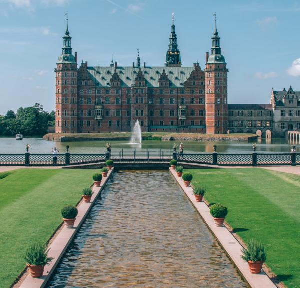 Frederiksborg Castle in Hillerød north of Copenhagen