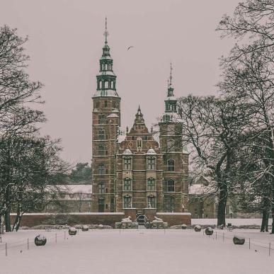 Copenhagen's Rosenborg Castle in winter