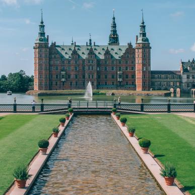 Frederiksborg Castle in Hillerød north of Copenhagen