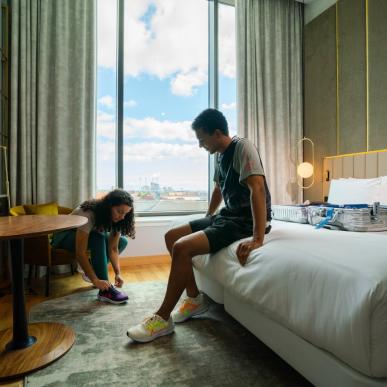 Getting ready for a run