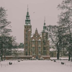 Copenhagen's Rosenborg Castle in winter