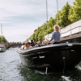 Hey Captain boat sailing in Christianshavn, Copenhagen