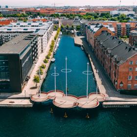 Cirkelbroen i Københavns Havn er tegnet af Olafur Eliason